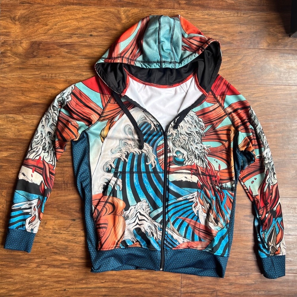 InkNBurn unisex hoody, Dragon Wave